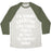 Virgin Teez  Baseball Tee Unisex Tri-Blend Baseball Tee / small / Oatmeal / Moss I'M GOING TO EXERCISE LIKE THOSE FOOLS UNISEX TRI-BLEND BASEBALL TEE