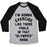 Virgin Teez  Baseball Tee Unisex Tri-Blend Baseball Tee / small / Athletic Gray / Black I'M GOING TO EXERCISE LIKE THOSE FOOLS UNISEX TRI-BLEND BASEBALL TEE