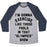 Virgin Teez  Baseball Tee Unisex Tri-Blend Baseball Tee / small / Athletic Gray / Navy I'M GOING TO EXERCISE LIKE THOSE FOOLS UNISEX TRI-BLEND BASEBALL TEE