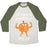 Virgin Teez  Baseball Tee Unisex Tri-Blend Baseball Tee / small / Oatmeal / Moss I'M GOING TO PUMPKIN YOU UP UNISEX TRI-BLEND BASEBALL TEE
