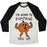 Virgin Teez  Baseball Tee Unisex Tri-Blend Baseball Tee / small / Oatmeal / Black I'M GOING TO PUMPKIN YOU UP UNISEX TRI-BLEND BASEBALL TEE
