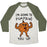 Virgin Teez  Baseball Tee Unisex Tri-Blend Baseball Tee / small / Oatmeal / Moss I'M GOING TO PUMPKIN YOU UP UNISEX TRI-BLEND BASEBALL TEE