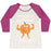 Virgin Teez  Baseball Tee Women's Tri-Blend Baseball Tee / small / Oatmeal / Berry I'M GOING TO PUMPKIN YOU UP WOMEN'S TRI-BLEND BASEBALL TEE