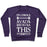 Virgin Teez  Pullover Crewneck Sweatshirt / x-small / Purple I'M GONNA AVADA KEDAVRA THIS WORKOUT CREWNECK SWEATSHIRT