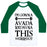 Virgin Teez  Baseball Tee Unisex Classic Baseball Tee / x-small / White/Dark Green I'M GONNA AVADA KEDAVRA THIS WORKOUT UNISEX CLASSIC BASEBALL TEE