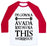 Virgin Teez  Baseball Tee Unisex Classic Baseball Tee / x-small / White/Red I'M GONNA AVADA KEDAVRA THIS WORKOUT UNISEX CLASSIC BASEBALL TEE