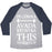 Virgin Teez  Baseball Tee Unisex Tri-Blend Baseball Tee / small / Athletic Gray / Navy I'M GONNA AVADA KEDAVRA THIS WORKOUT UNISEX TRI-BLEND BASEBALL TEE