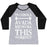 Virgin Teez  Baseball Tee Women's Tri-Blend Baseball Tee / small / Athletic Gray / Black I'M GONNA AVADA KEDAVRA THIS WORKOUT WOMEN'S TRI-BLEND BASEBALL TEE