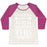Virgin Teez  Baseball Tee Women's Tri-Blend Baseball Tee / small / Oatmeal / Berry I'M GONNA AVADA KEDAVRA THIS WORKOUT WOMEN'S TRI-BLEND BASEBALL TEE