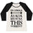 Virgin Teez  Baseball Tee Women's Tri-Blend Baseball Tee / small / Oatmeal / Black I'M GONNA AVADA KEDAVRA THIS WORKOUT WOMEN'S TRI-BLEND BASEBALL TEE