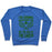 Virgin Teez  Pullover Crewneck Sweatshirt / x-small / Heathered Blue I'M GONNA BACKHAND YOU OFF THE FACE OF THE EARTH CREWNECK SWEATSHIRT