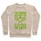 Virgin Teez  Pullover Crewneck Sweatshirt / x-small / Heathered Oatmeal I'M GONNA BACKHAND YOU OFF THE FACE OF THE EARTH CREWNECK SWEATSHIRT