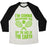 Virgin Teez  Baseball Tee Unisex Tri-Blend Baseball Tee / small / Oatmeal / Black I'M GONNA BACKHAND YOU OFF THE FACE OF THE EARTH UNISEX TRI-BLEND BASEBALL TEE