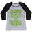 Virgin Teez  Baseball Tee Women's Tri-Blend Baseball Tee / small / Athletic Gray / Black I'M GONNA BACKHAND YOU OFF THE FACE OF THE EARTH WOMEN'S TRI-BLEND BASEBALL TEE