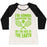 Virgin Teez  Baseball Tee Women's Tri-Blend Baseball Tee / small / Oatmeal / Black I'M GONNA BACKHAND YOU OFF THE FACE OF THE EARTH WOMEN'S TRI-BLEND BASEBALL TEE