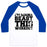 Virgin Teez  Baseball Tee Unisex Classic Baseball Tee / x-small / White/Blue I'M GONNA BEAST THIS UNISEX CLASSIC BASEBALL TEE