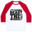 Virgin Teez  Baseball Tee Unisex Classic Baseball Tee / x-small / White/Red I'M GONNA BEAST THIS UNISEX CLASSIC BASEBALL TEE