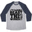 Virgin Teez  Baseball Tee Unisex Tri-Blend Baseball Tee / small / Athletic Gray / Navy I'M GONNA BEAST THIS UNISEX TRI-BLEND BASEBALL TEE