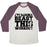 Virgin Teez  Baseball Tee Unisex Tri-Blend Baseball Tee / small / Oatmeal / Maroon I'M GONNA BEAST THIS UNISEX TRI-BLEND BASEBALL TEE