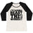 Virgin Teez  Baseball Tee Women's Tri-Blend Baseball Tee / small / Oatmeal / Black I'M GONNA BEAST THIS WOMEN'S TRI-BLEND BASEBALL TEE