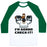 Virgin Teez  Baseball Tee Unisex Classic Baseball Tee / x-small / White/Dark Green I'M GONNA CHECK IT! UNISEX CLASSIC BASEBALL TEE