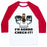 Virgin Teez  Baseball Tee Unisex Classic Baseball Tee / x-small / White/Red I'M GONNA CHECK IT! UNISEX CLASSIC BASEBALL TEE