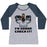 Virgin Teez  Baseball Tee Women's Tri-Blend Baseball Tee / small / Athletic Gray / Navy I'M GONNA CHECK IT! WOMEN'S TRI-BLEND BASEBALL TEE