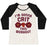Virgin Teez  Baseball Tee Women's Tri-Blend Baseball Tee / small / Oatmeal / Black I'M GONNA CRIT THIS WORKOUT WOMEN'S TRI-BLEND BASEBALL TEE