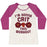 Virgin Teez  Baseball Tee Women's Tri-Blend Baseball Tee / small / Oatmeal / Berry I'M GONNA CRIT THIS WORKOUT WOMEN'S TRI-BLEND BASEBALL TEE