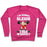 Virgin Teez  Pullover Crewneck Sweatshirt / x-small / Deep Pink I'M GONNA SLEIGH THIS WORKOUT (SANTA CLAUS) CREWNECK SWEATSHIRT