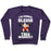Virgin Teez  Pullover Crewneck Sweatshirt / x-small / Purple I'M GONNA SLEIGH THIS WORKOUT (SANTA CLAUS) CREWNECK SWEATSHIRT