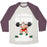 Virgin Teez  Baseball Tee Unisex Tri-Blend Baseball Tee / small / Oatmeal / Maroon I'M GONNA SLEIGH THIS WORKOUT (SANTA CLAUS) UNISEX TRI-BLEND BASEBALL TEE