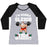 Virgin Teez  Baseball Tee Women's Tri-Blend Baseball Tee / small / Athletic Gray / Black I'M GONNA SLEIGH THIS WORKOUT (SANTA CLAUS) WOMEN'S TRI-BLEND BASEBALL TEE