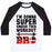 Virgin Teez  Baseball Tee Unisex Classic Baseball Tee / x-small / White/Black I'M GONNA SUPER SMASH THIS WORKOUT BRO UNISEX CLASSIC BASEBALL TEE