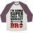 Virgin Teez  Baseball Tee Unisex Tri-Blend Baseball Tee / small / Oatmeal / Maroon I'M GONNA SUPER SMASH THIS WORKOUT BRO UNISEX TRI-BLEND BASEBALL TEE