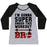 Virgin Teez  Baseball Tee Women's Tri-Blend Baseball Tee / small / Athletic Gray / Black I'M GONNA SUPER SMASH THIS WORKOUT BRO WOMEN'S TRI-BLEND BASEBALL TEE