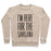 Virgin Teez  Pullover Crewneck Sweatshirt / x-small / Heathered Oatmeal I'M HERE FOR THE SAVASANA CREWNECK SWEATSHIRT
