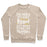 Virgin Teez  Pullover Crewneck Sweatshirt / x-small / Heathered Oatmeal I'M HERE TO GET RIPPED, NOT WASTE TIME ON MUGGLES CREWNECK SWEATSHIRT