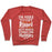 Virgin Teez  Pullover Crewneck Sweatshirt / x-small / Heathered Red I'M HERE TO GET RIPPED, NOT WASTE TIME ON MUGGLES CREWNECK SWEATSHIRT
