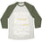 Virgin Teez  Baseball Tee Unisex Tri-Blend Baseball Tee / small / Oatmeal / Moss I'M HERE TO GET RIPPED, NOT WASTE TIME ON MUGGLES UNISEX TRI-BLEND BASEBALL TEE
