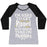 Virgin Teez  Baseball Tee Women's Tri-Blend Baseball Tee / small / Athletic Gray / Black I'M HERE TO GET RIPPED, NOT WASTE TIME ON MUGGLES WOMEN'S TRI-BLEND BASEBALL TEE