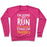 Virgin Teez  Pullover Crewneck Sweatshirt / x-small / Deep Pink I'M HERE TO RUN, NOT WASTE TIME ON MUGGLES CREWNECK SWEATSHIRT