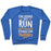 Virgin Teez  Pullover Crewneck Sweatshirt / x-small / Heathered Blue I'M HERE TO RUN, NOT WASTE TIME ON MUGGLES CREWNECK SWEATSHIRT