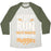 Virgin Teez  Baseball Tee Unisex Tri-Blend Baseball Tee / small / Oatmeal / Moss I'M HERE TO RUN, NOT WASTE TIME ON MUGGLES UNISEX TRI-BLEND BASEBALL TEE