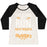 Virgin Teez  Baseball Tee Women's Tri-Blend Baseball Tee / small / Oatmeal / Black I'M HERE TO RUN, NOT WASTE TIME ON MUGGLES WOMEN'S TRI-BLEND BASEBALL TEE