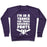 Virgin Teez  Pullover Crewneck Sweatshirt / x-small / Purple I'M IN A TRANCE FOR THOSE BASEBALL PANTS CREWNECK SWEATSHIRT