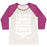 Virgin Teez  Baseball Tee Women's Tri-Blend Baseball Tee / small / Oatmeal / Berry I'M IN A TRANCE FOR THOSE BASEBALL PANTS WOMEN'S TRI-BLEND BASEBALL TEE