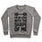 Virgin Teez  Pullover Crewneck Sweatshirt / x-small / Heathered Gray I'M IN LOVE WITH THE SHAPE OF ME CREWNECK SWEATSHIRT