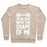Virgin Teez  Pullover Crewneck Sweatshirt / x-small / Heathered Oatmeal I'M IN LOVE WITH THE SHAPE OF ME CREWNECK SWEATSHIRT