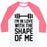Virgin Teez  Baseball Tee Unisex Classic Baseball Tee / x-small / White/Neon Pink I'M IN LOVE WITH THE SHAPE OF ME UNISEX CLASSIC BASEBALL TEE